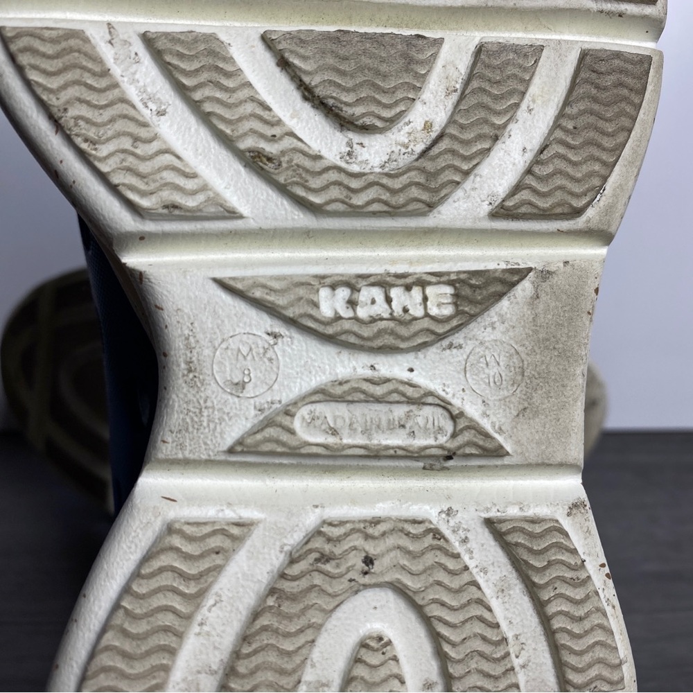 Kane Footwear Revive Recovery Shoes M 8 W 10 Blue White Cushion Slip On - Picture 10 of 11
